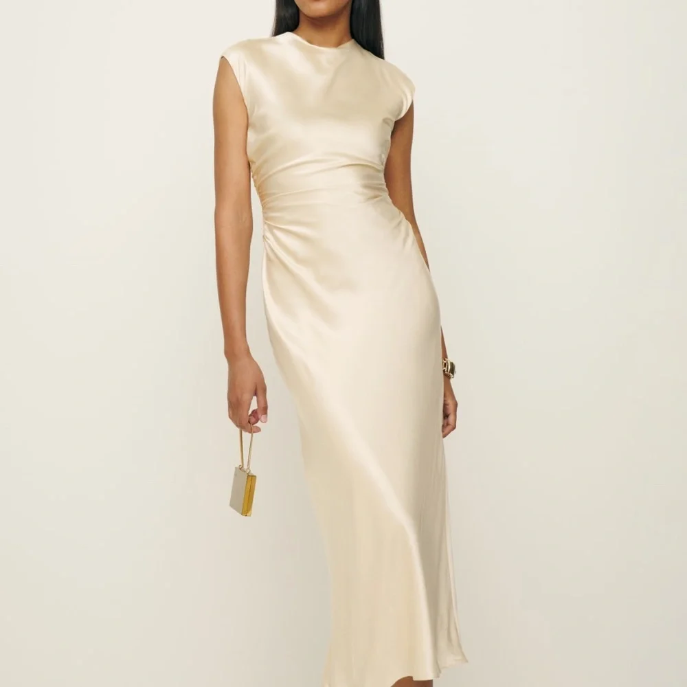 Reformation Veida Silk Dress - Picture 1 of 5